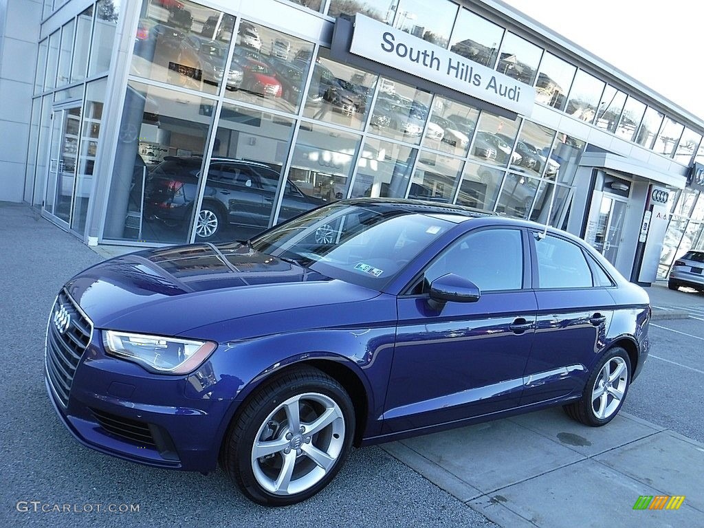 2016 A3 2.0 Premium quattro - Scuba Blue Metallic / Chestnut Brown photo #1