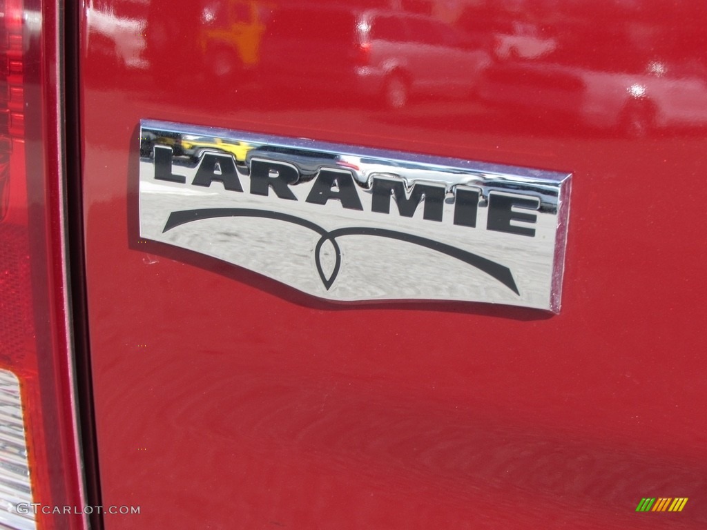 2010 Ram 3500 Laramie Crew Cab 4x4 - Inferno Red Crystal Pearl / Dark Slate/Medium Graystone photo #16