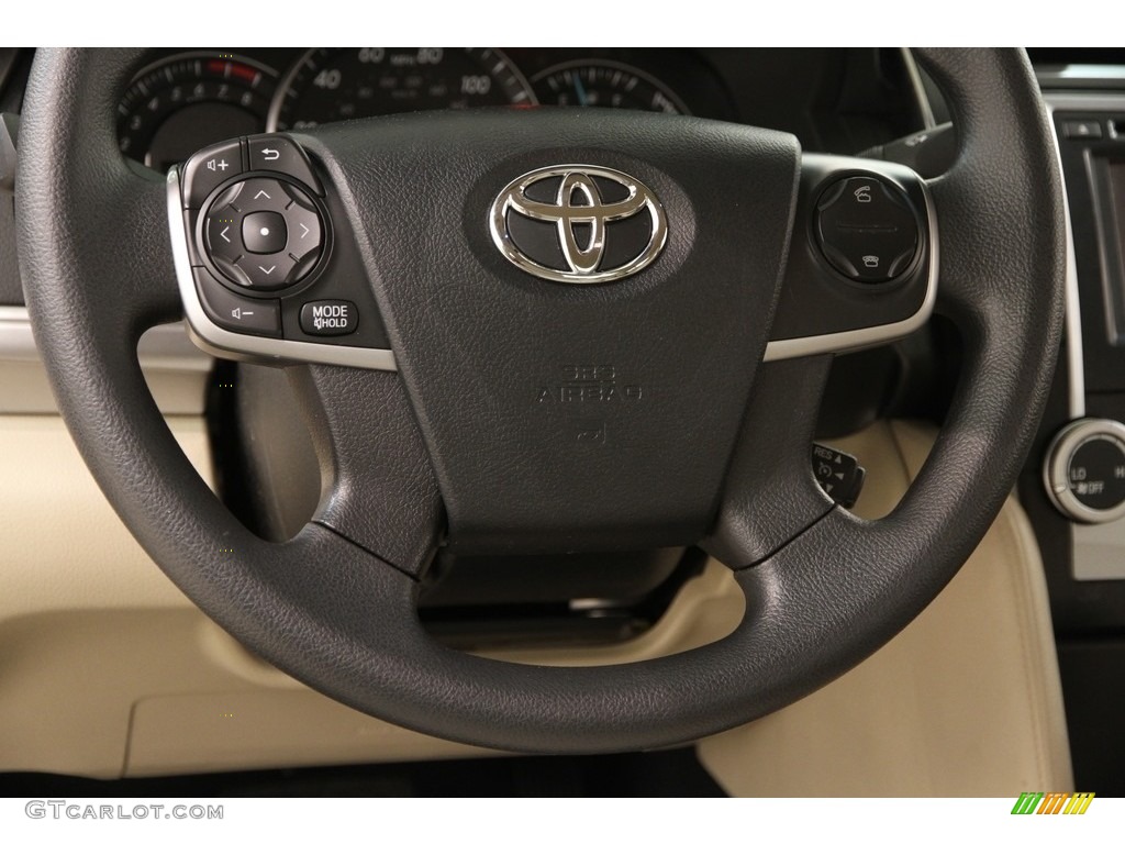 2014 Camry LE - Attitude Black Metallic / Ivory photo #6