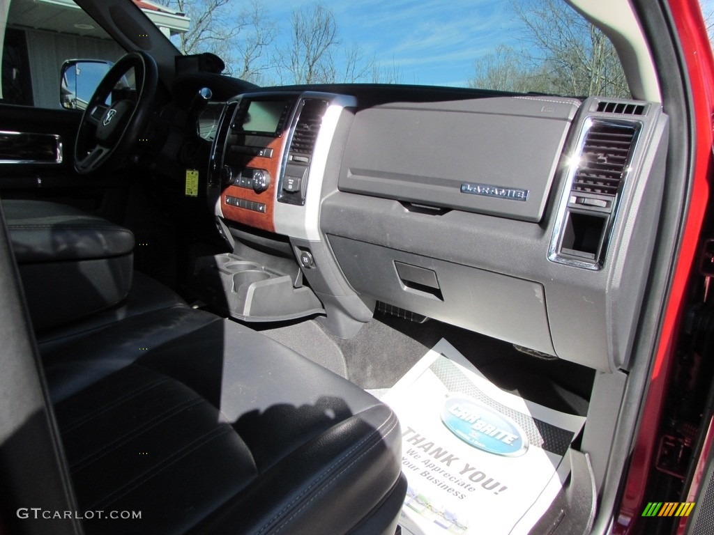 2010 Ram 3500 Laramie Crew Cab 4x4 - Inferno Red Crystal Pearl / Dark Slate/Medium Graystone photo #27