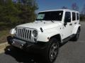 2017 Bright White Jeep Wrangler Unlimited Sahara 4x4  photo #2