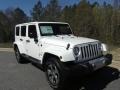 2017 Bright White Jeep Wrangler Unlimited Sahara 4x4  photo #4