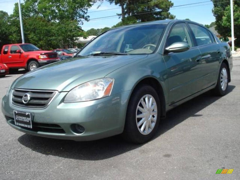 2003 Altima 2.5 S - Mystic Emerald Green / Blond photo #1