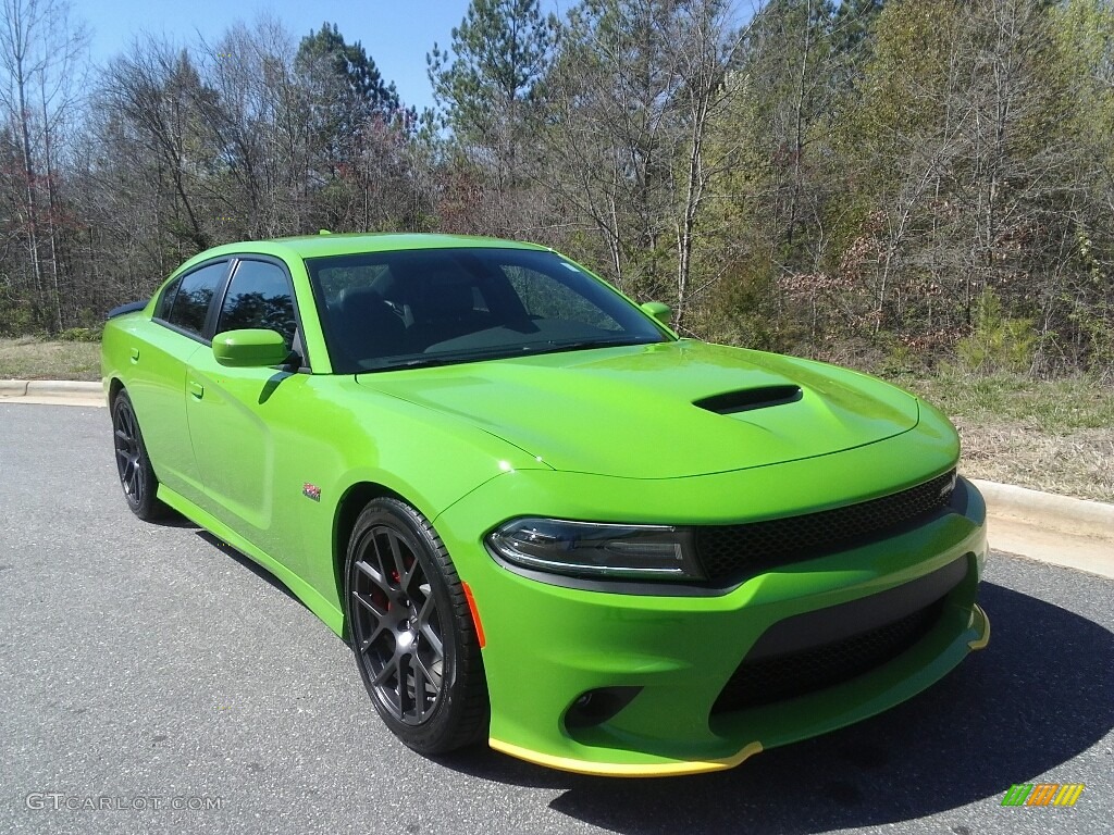 2017 Charger R/T Scat Pack - Green Go / Black photo #4