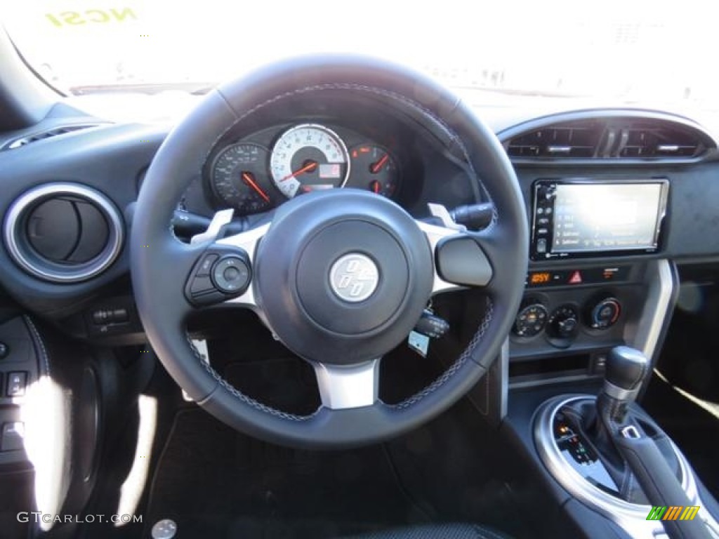2017 Toyota 86 Standard 86 Model Black Steering Wheel Photo #119154542