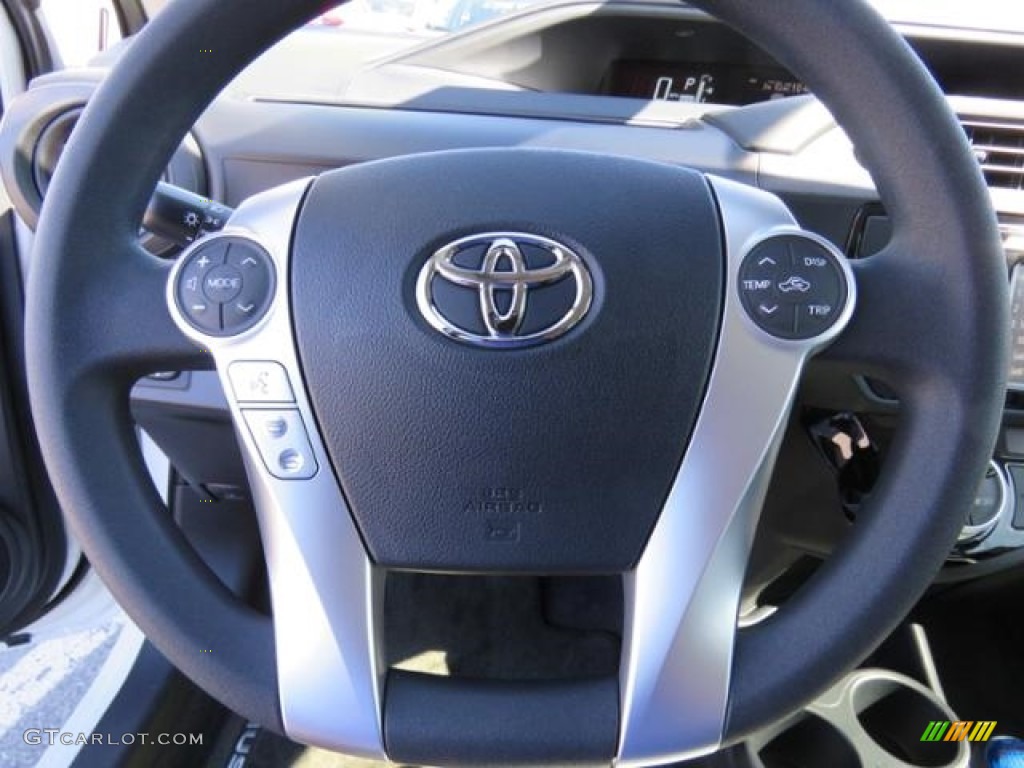 2017 Prius c One - Moonglow / Gray photo #12
