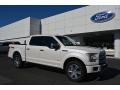 2017 White Platinum Ford F150 Platinum SuperCrew 4x4  photo #1