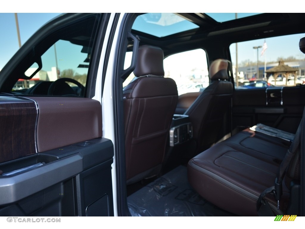 2017 F150 Platinum SuperCrew 4x4 - White Platinum / King Ranch Java photo #11