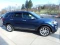 2016 Blue Jeans Metallic Ford Explorer Limited 4WD  photo #6