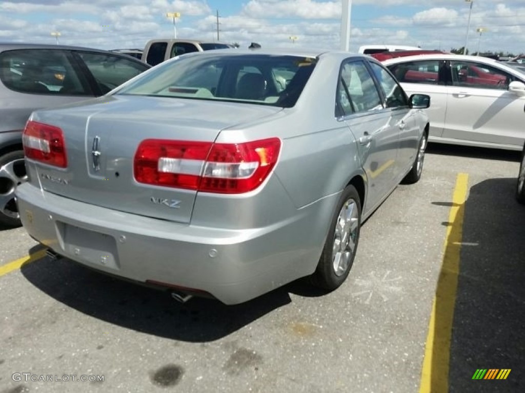2009 MKZ Sedan - Vapor Silver Metallic / Light Stone photo #3