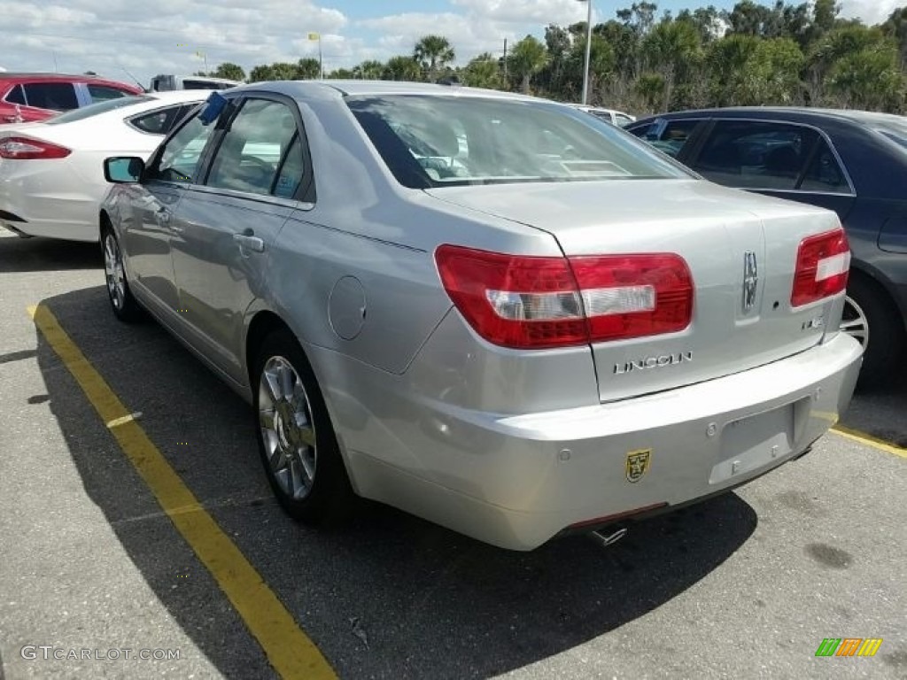 2009 MKZ Sedan - Vapor Silver Metallic / Light Stone photo #4