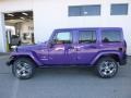Extreme Purple 2017 Jeep Wrangler Unlimited Sahara 4x4 Exterior