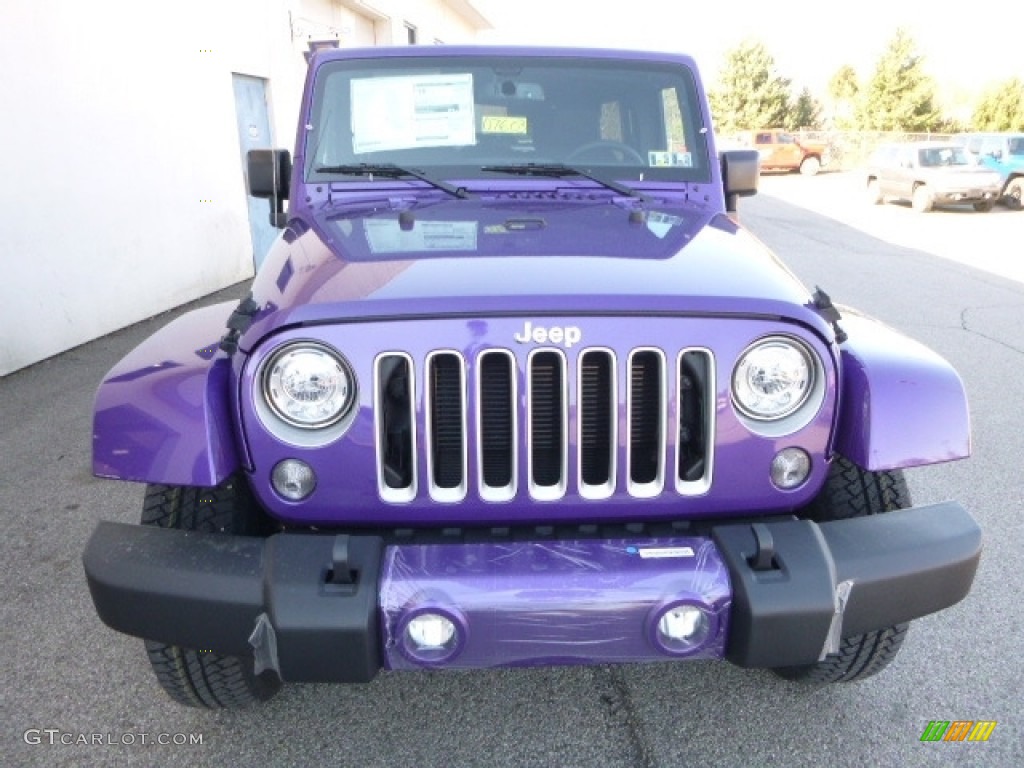 2017 Wrangler Unlimited Sahara 4x4 - Extreme Purple / Black photo #7