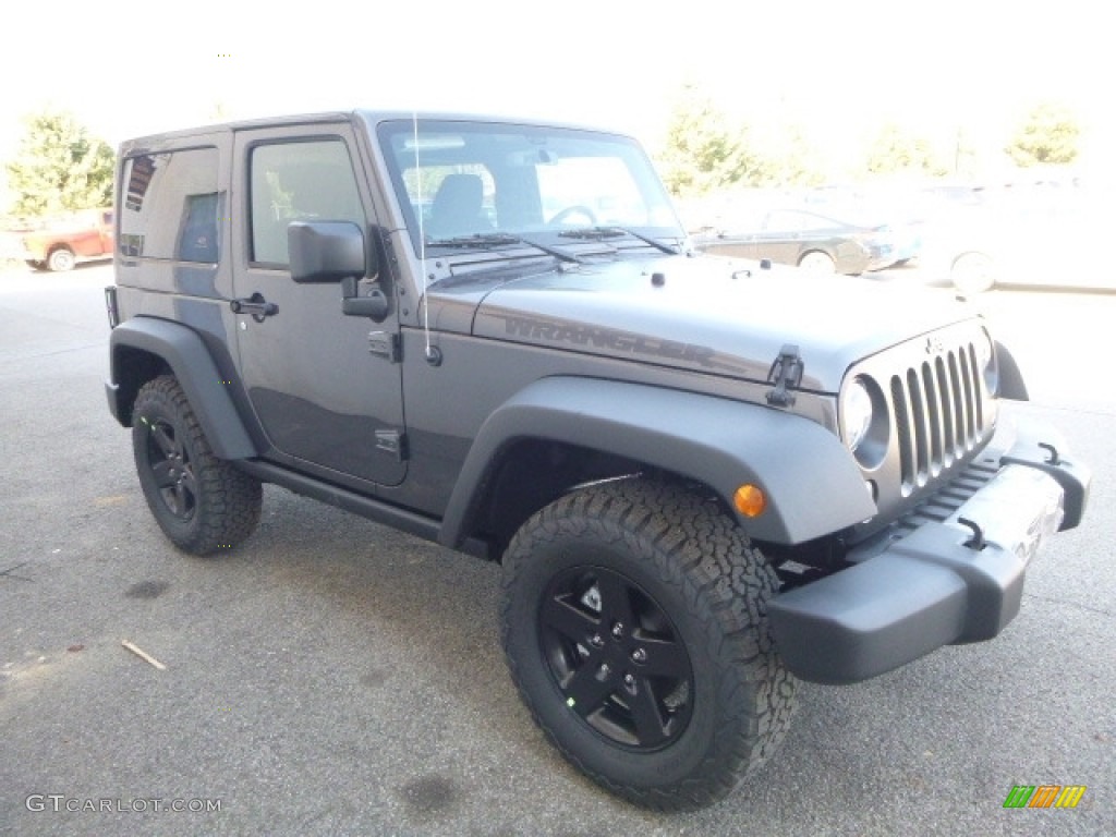 2017 Wrangler Sport 4x4 - Granite Crystal Metallic / Black photo #6