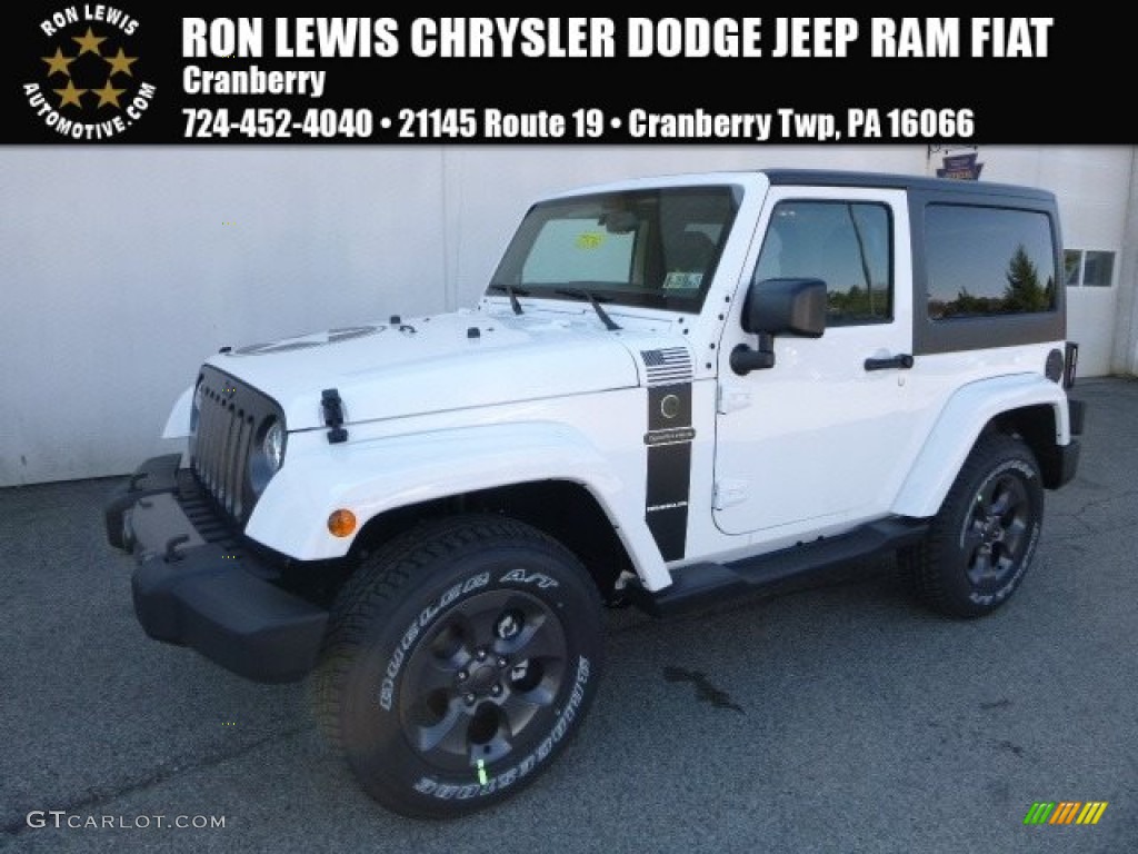 2017 Wrangler Freedom Edition 4x4 - Bright White / Black photo #1