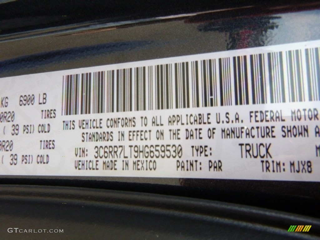 2017 1500 Big Horn Crew Cab 4x4 - Maximum Steel Metallic / Black/Diesel Gray photo #15