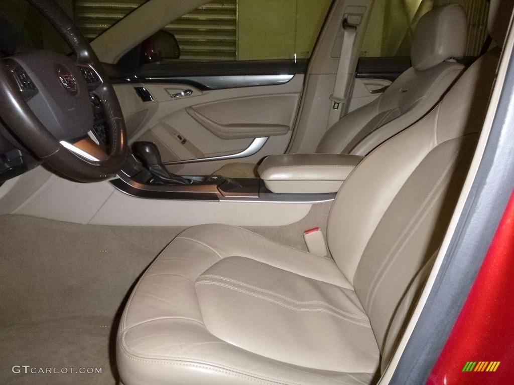 2010 CTS 4 3.6 AWD Sedan - Crystal Red Tintcoat / Light Titanium/Ebony photo #5