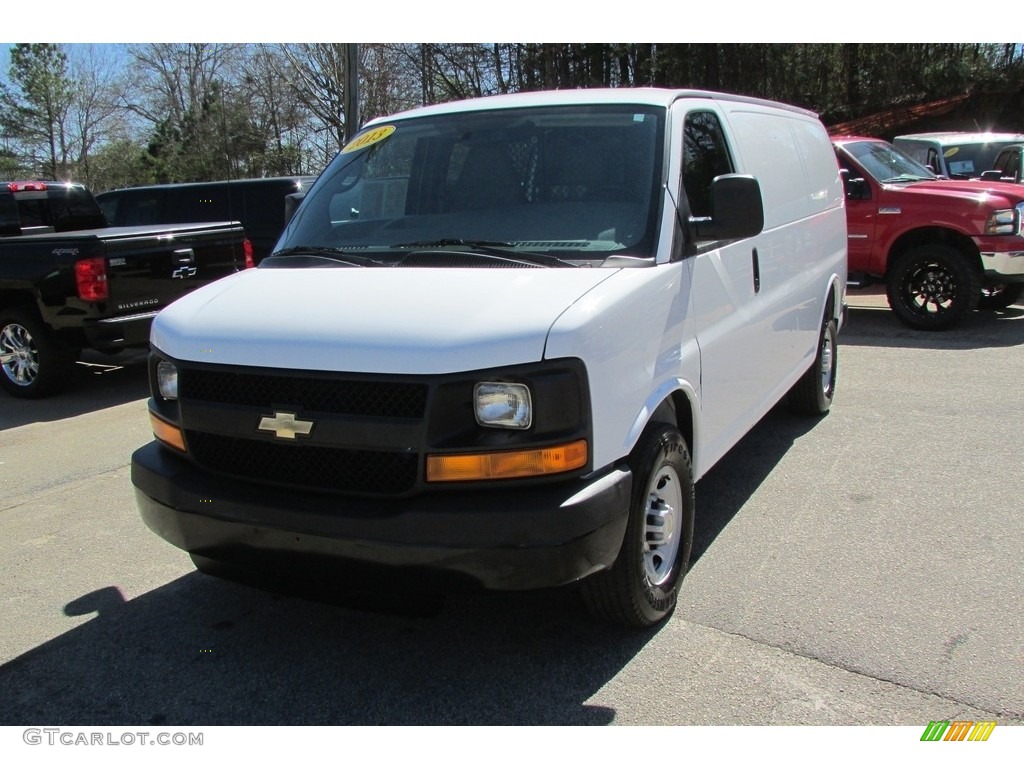 2013 Express 2500 Cargo Van - Summit White / Medium Pewter photo #1