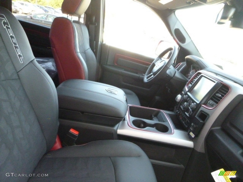 2017 1500 Rebel Crew Cab 4x4 - Flame Red / Rebel Theme Red/Black photo #9