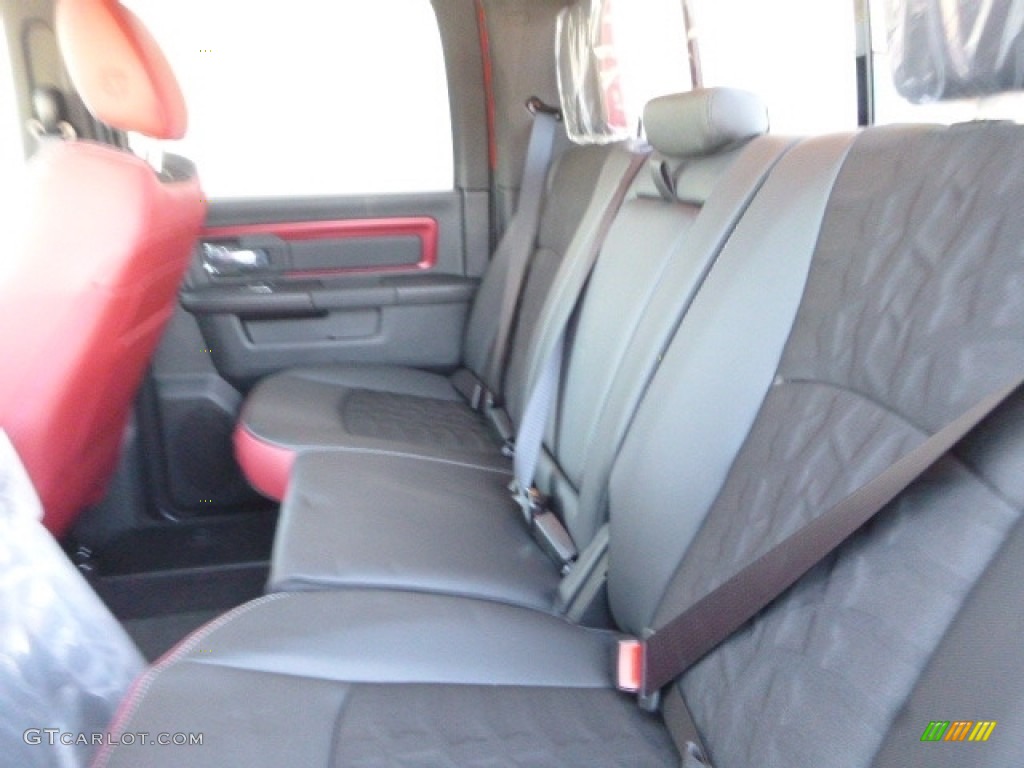 2017 1500 Rebel Crew Cab 4x4 - Flame Red / Rebel Theme Red/Black photo #13