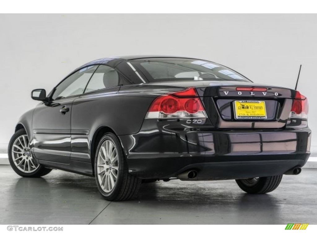 2009 C70 T5 Convertible - Solid Black / Off Black photo #10