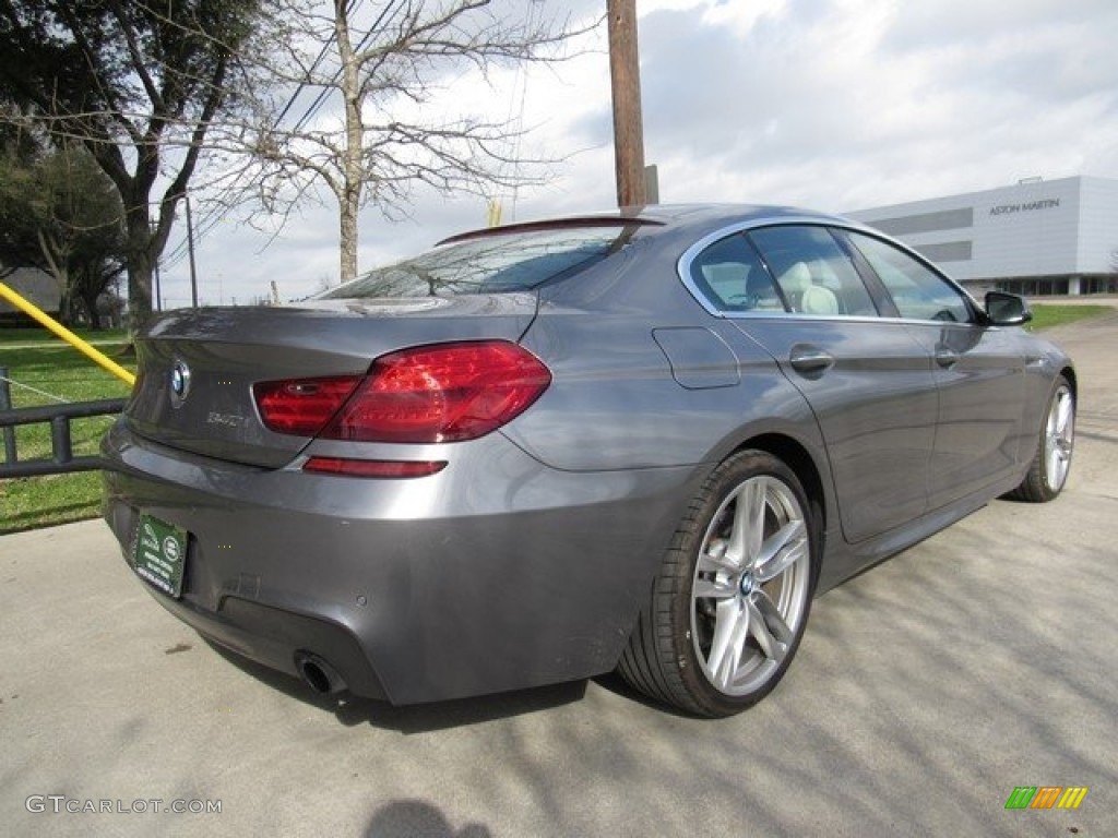 2013 6 Series 640i Gran Coupe - Space Gray Metallic / Black photo #7