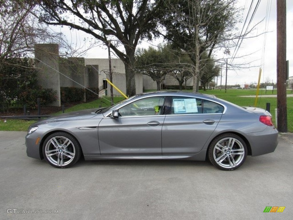 2013 6 Series 640i Gran Coupe - Space Gray Metallic / Black photo #11