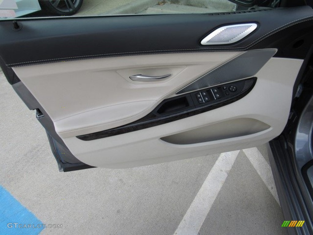 2013 6 Series 640i Gran Coupe - Space Gray Metallic / Black photo #23