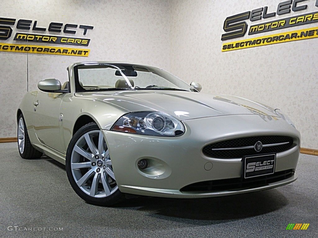 2007 XK XK8 Convertible - Porcelain White / Caramel photo #7