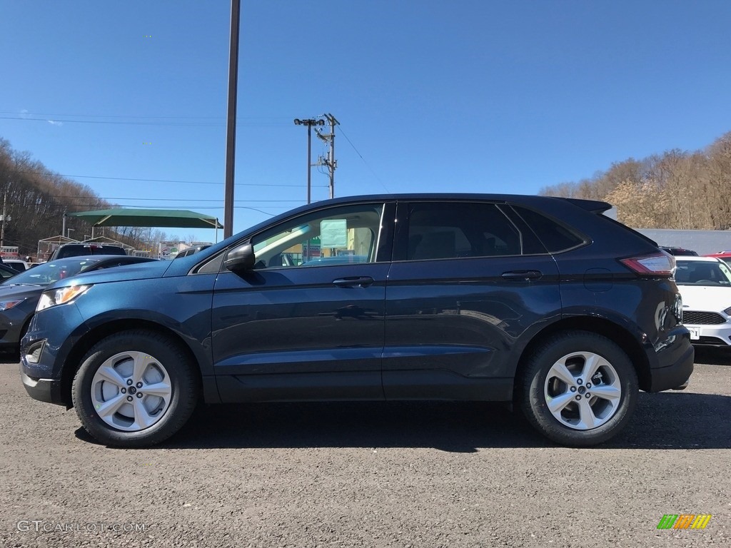 2017 Edge SE AWD - Blue Jeans Metallic / Dune photo #1