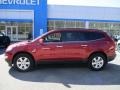 2012 Crystal Red Tintcoat Chevrolet Traverse LT  photo #2