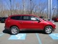 2012 Crystal Red Tintcoat Chevrolet Traverse LT  photo #10