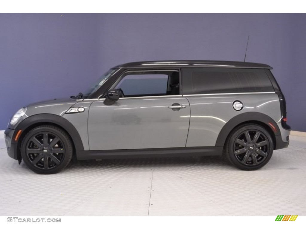 2010 Cooper S Clubman - Dark Silver Metallic / Grey/Carbon Black photo #4