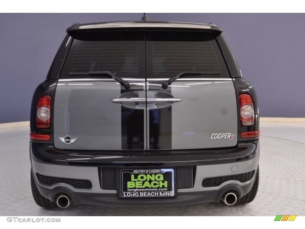 2010 Cooper S Clubman - Dark Silver Metallic / Grey/Carbon Black photo #6