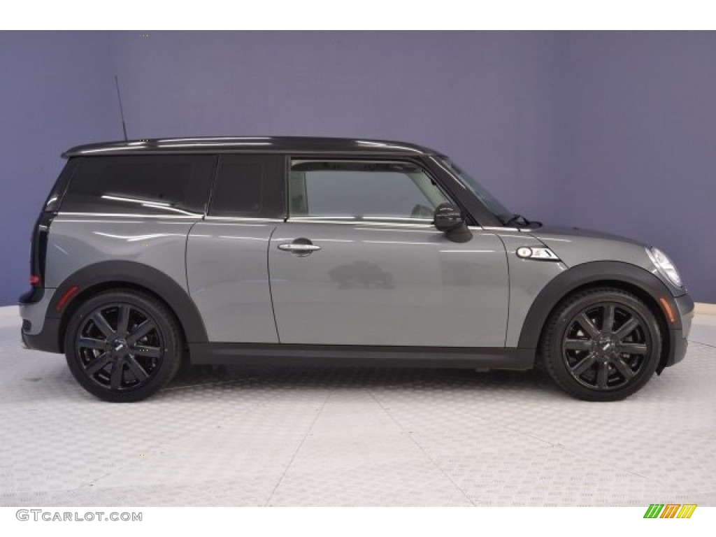 2010 Cooper S Clubman - Dark Silver Metallic / Grey/Carbon Black photo #8