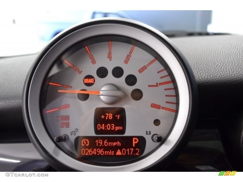 2010 Cooper S Clubman - Dark Silver Metallic / Grey/Carbon Black photo #27