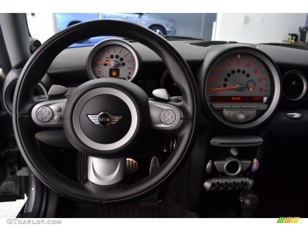 2010 Cooper S Clubman - Dark Silver Metallic / Grey/Carbon Black photo #28