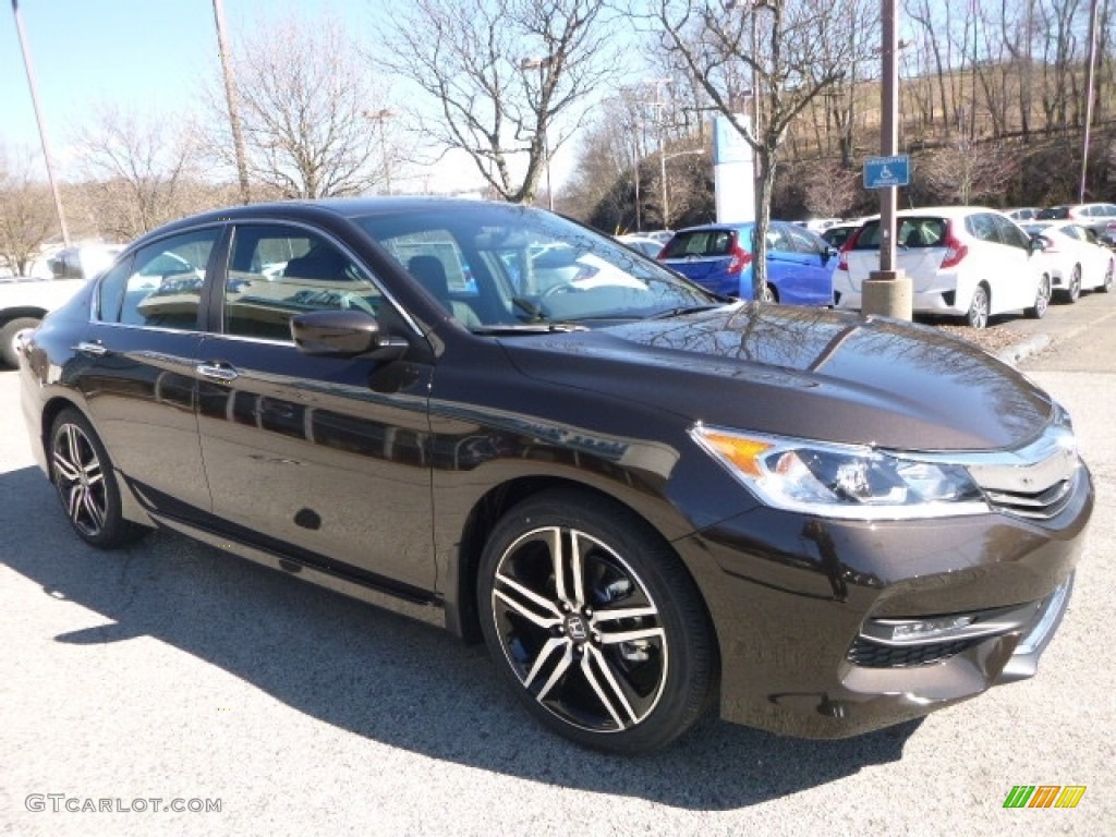 Kona Coffee Metallic 2017 Honda Accord Sport Special Edition Sedan Exterior Photo #119173163
