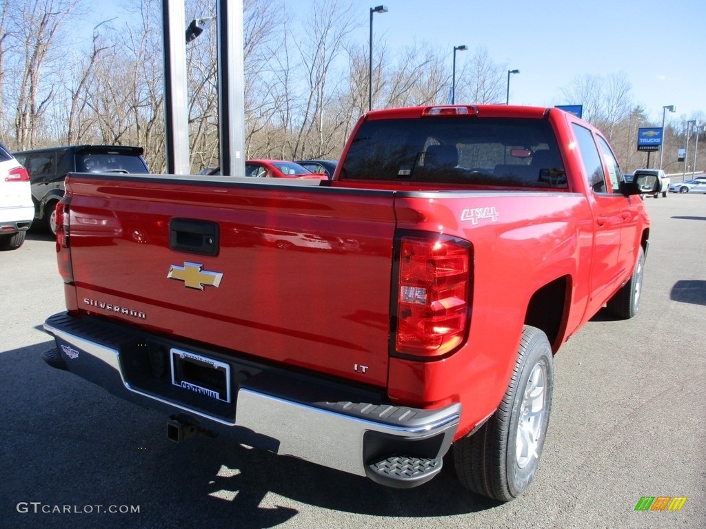 2017 Silverado 1500 LT Crew Cab 4x4 - Red Hot / Jet Black photo #7