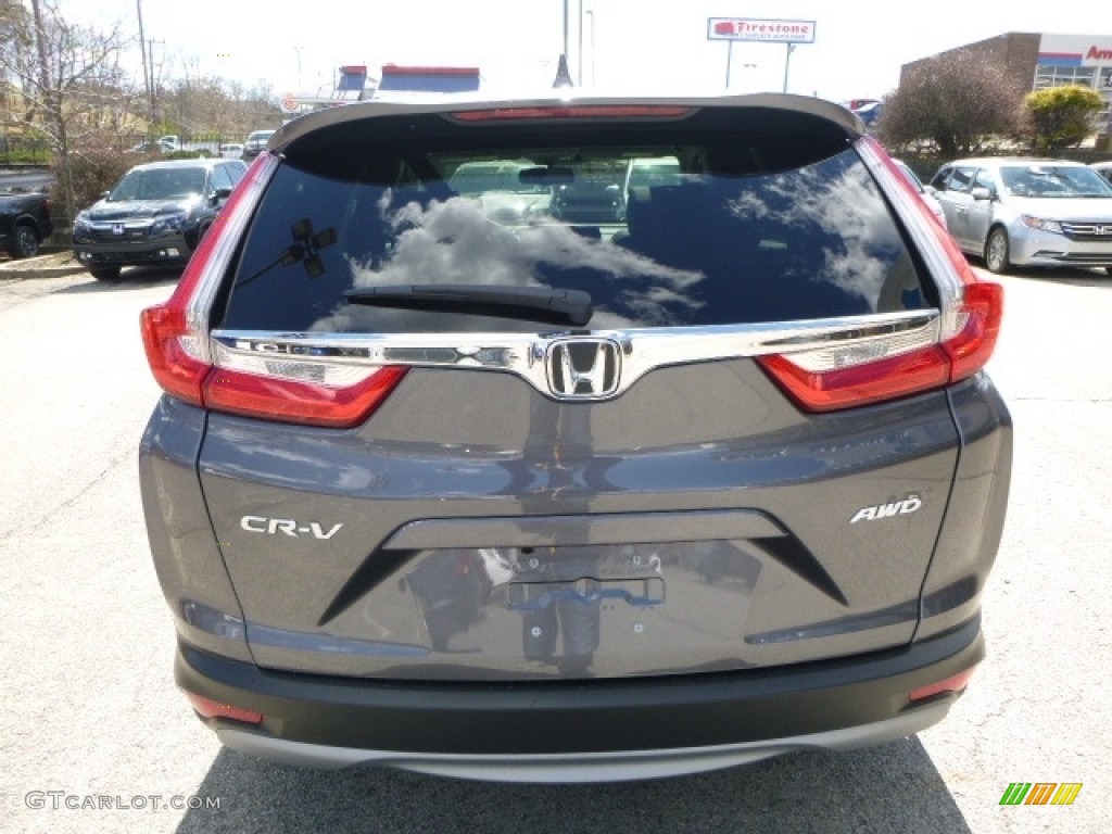 2017 CR-V LX AWD - Modern Steel Metallic / Gray photo #3
