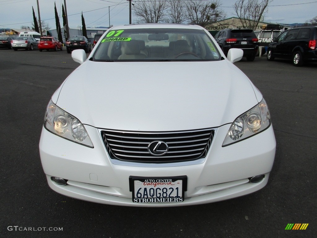 2007 ES 350 - Crystal White / Cashmere photo #2
