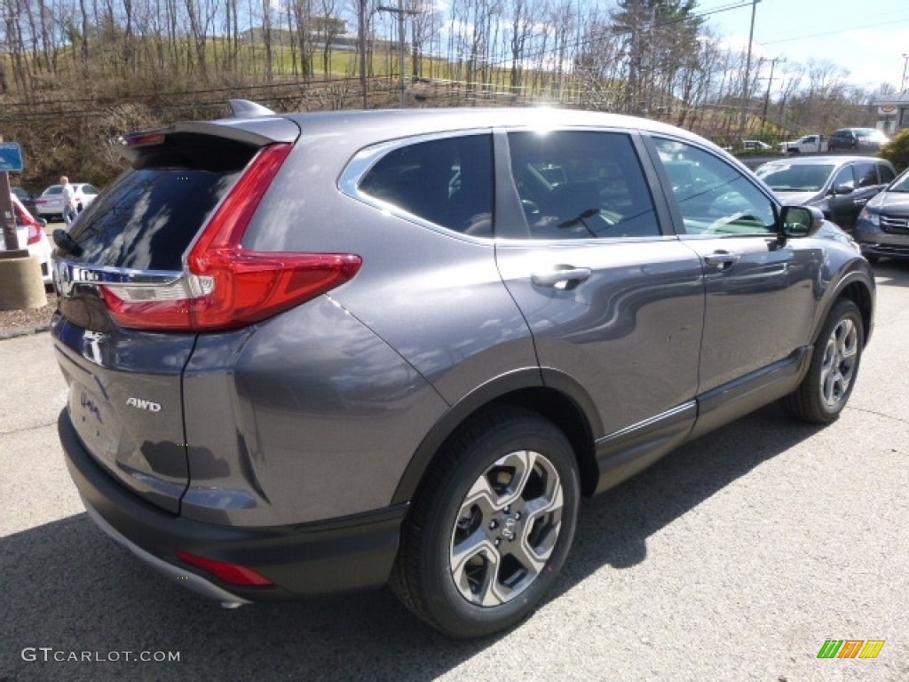 2017 CR-V LX AWD - Modern Steel Metallic / Gray photo #4