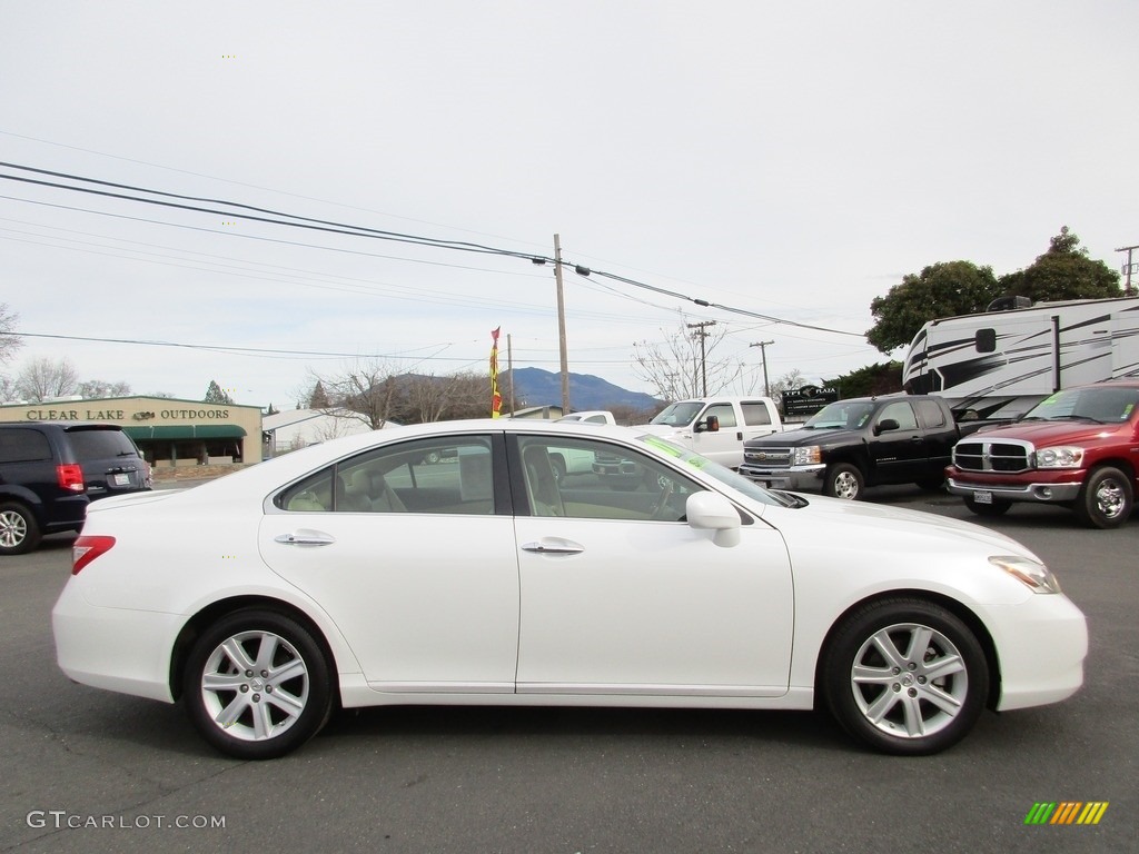 2007 ES 350 - Crystal White / Cashmere photo #8