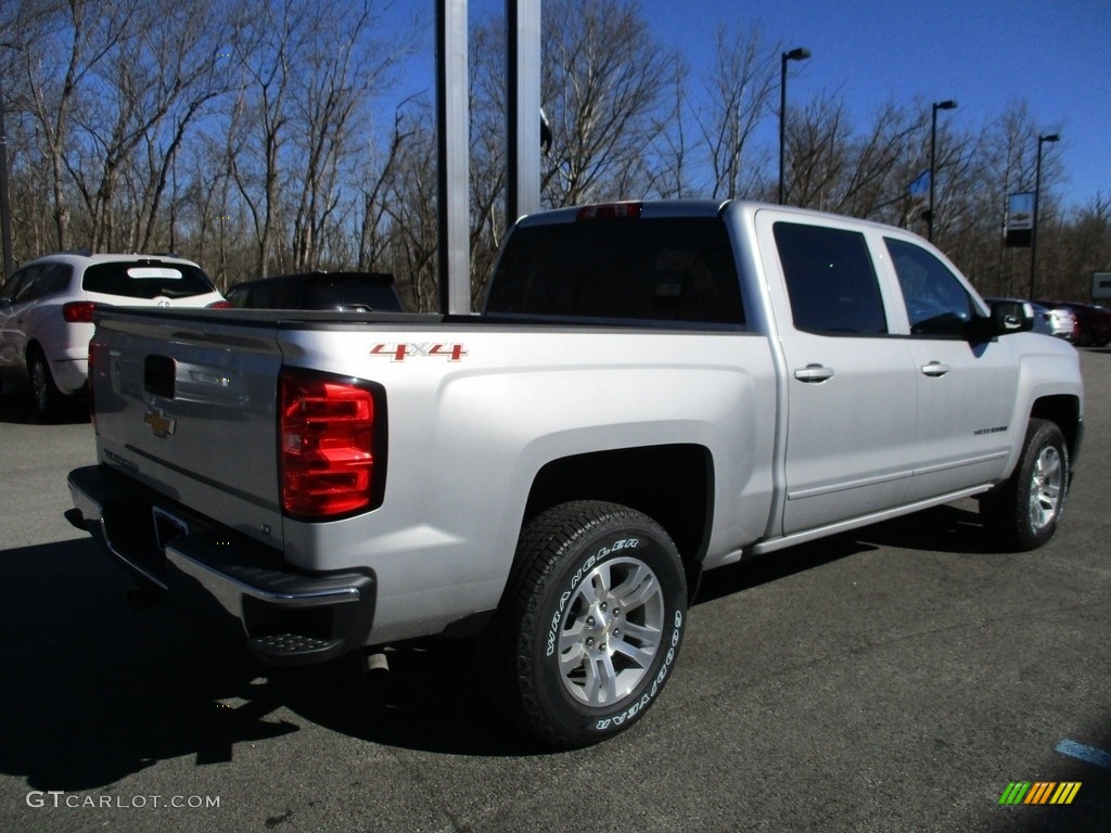 2017 Silverado 1500 LT Crew Cab 4x4 - Silver Ice Metallic / Jet Black photo #7