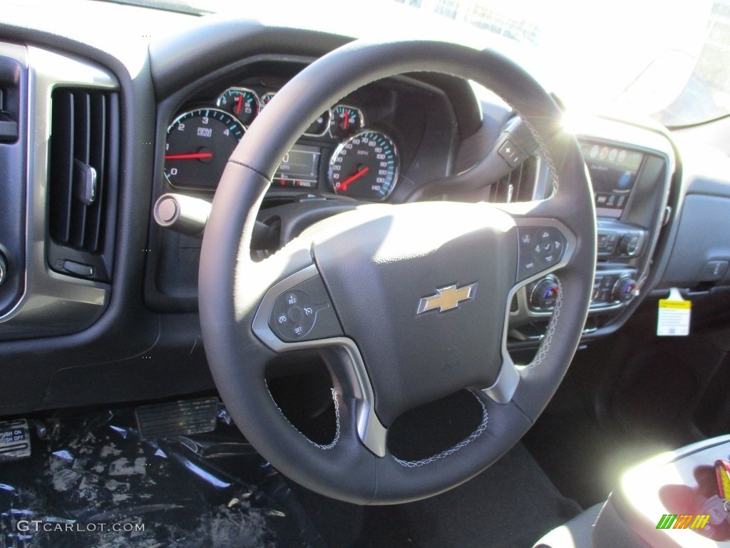 2017 Silverado 1500 LT Crew Cab 4x4 - Silver Ice Metallic / Jet Black photo #15