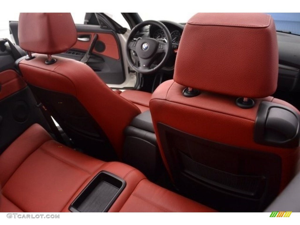 2013 1 Series 135i Convertible - Alpine White / Coral Red photo #19