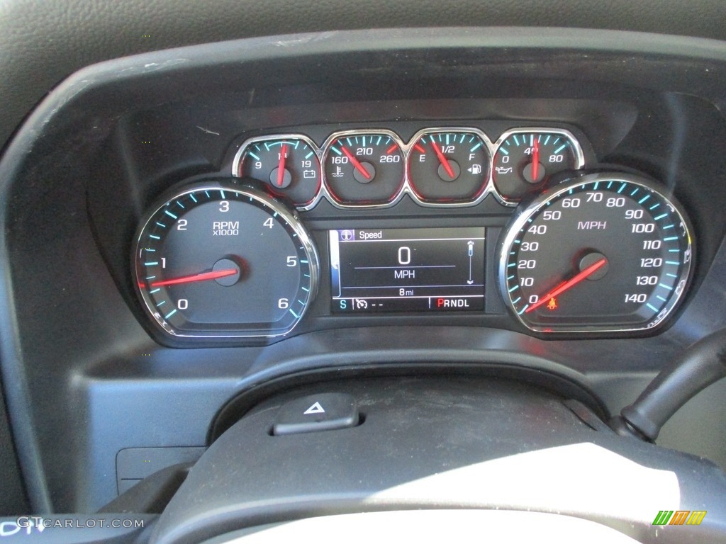 2017 Silverado 1500 LT Crew Cab 4x4 - Silver Ice Metallic / Jet Black photo #20