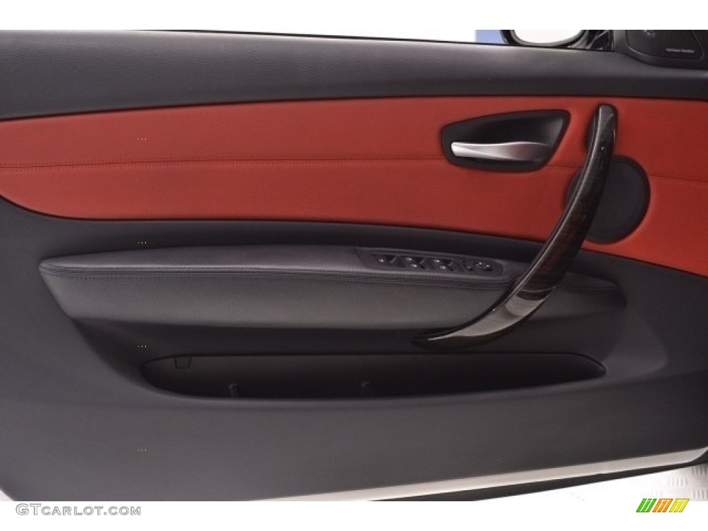 2013 1 Series 135i Convertible - Alpine White / Coral Red photo #21