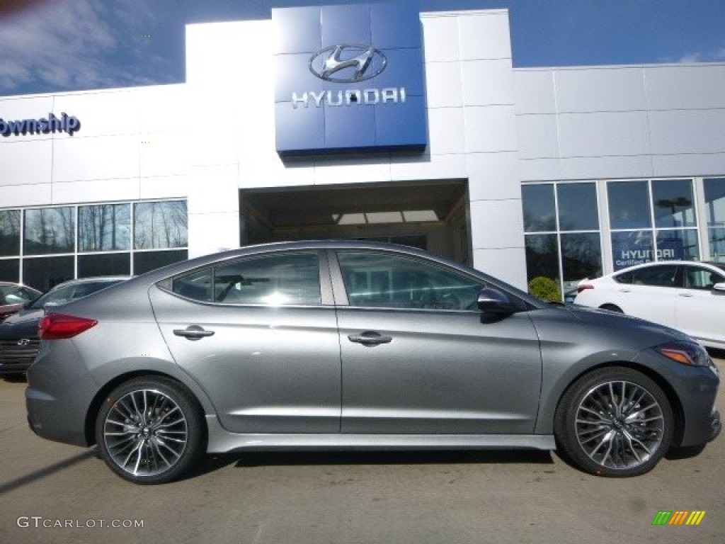 2017 Elantra Sport - Gray / Black photo #1