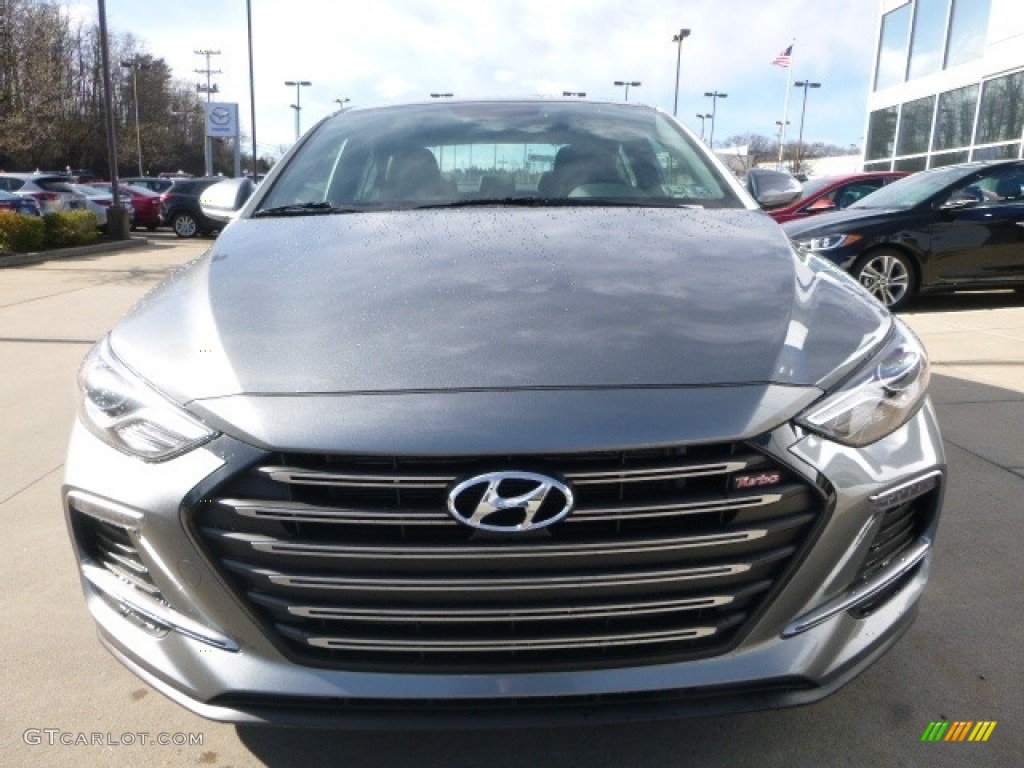 2017 Elantra Sport - Gray / Black photo #4